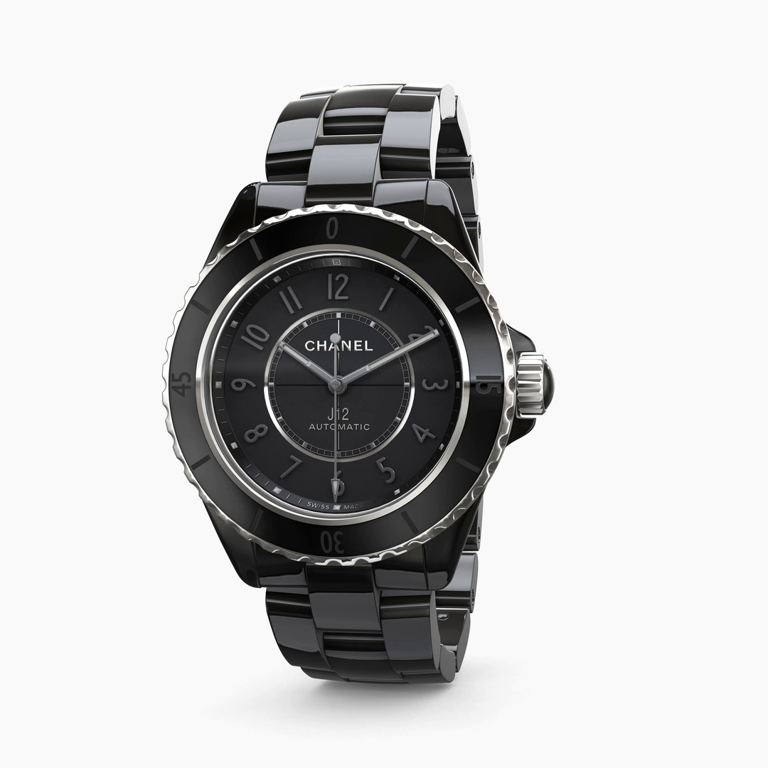J12 Phantom Saat CALIBER 12.1, 38 mm - Siyah seramik | CHANEL