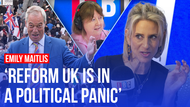 Emily Maitlis: 'Nigel Farage clearly feels cornered'