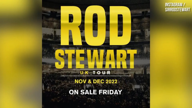 rod stewart uk tour merchandise
