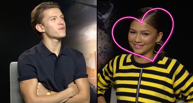 Tom Holland And Zendaya Addressed The Viral Kissing Paparazzi