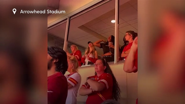 Taylor Swift spotted as Chiefs beat Jets