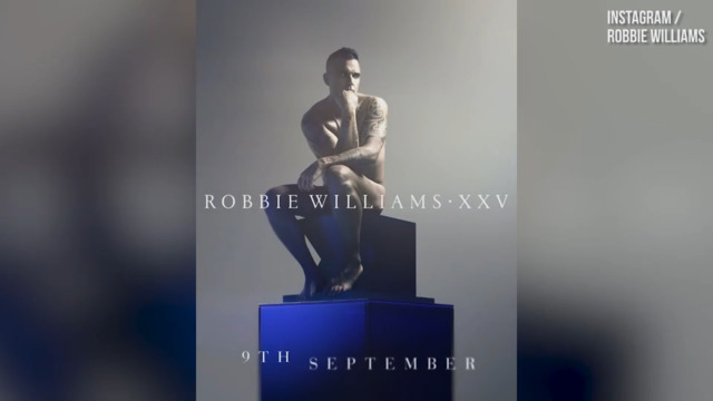 XXV released on 9th September – Robbie Williams