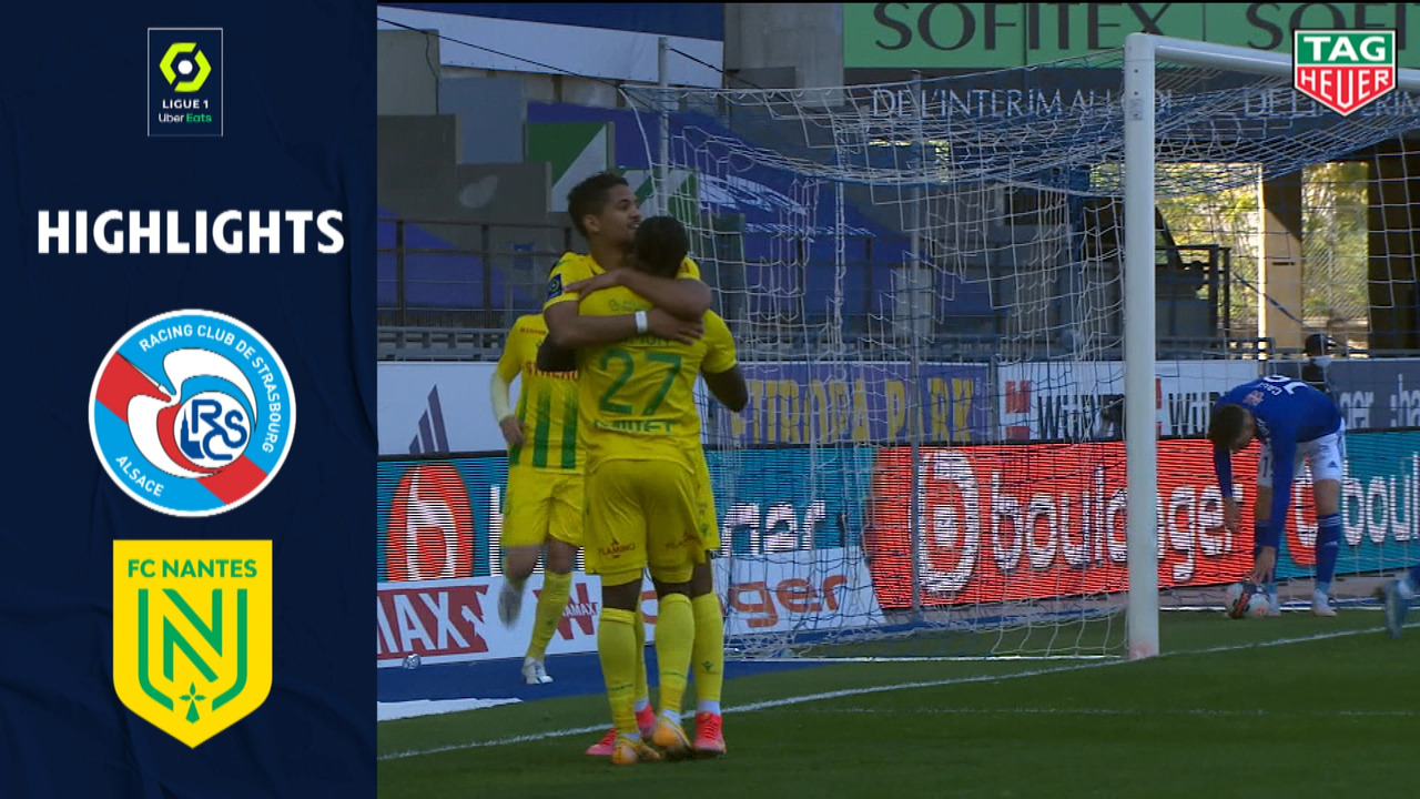 RC STRASBOURG ALSACE - FC NANTES (1-2) Highlights - 20202021