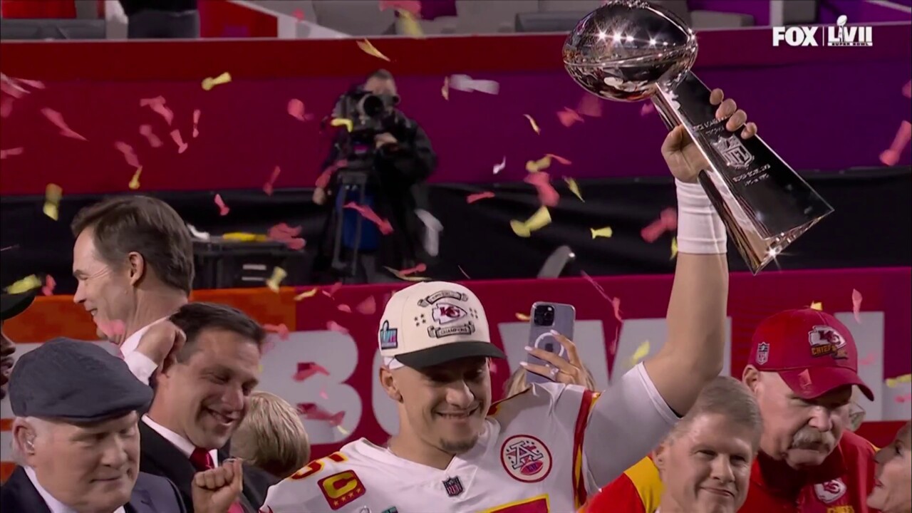 THE CHIEFS ARE SUPER BOWL CHAMPIONS! Patrick Mahomes now with 2️⃣ Lombardi  Trophies under his belt 