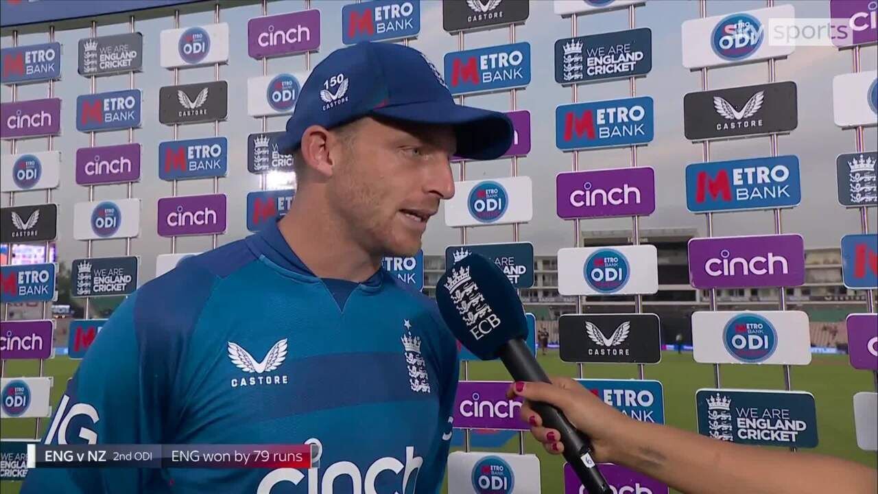 Jos Buttler We want to play positive cricket Batting depth was key Video Watch TV Show Sky Sports