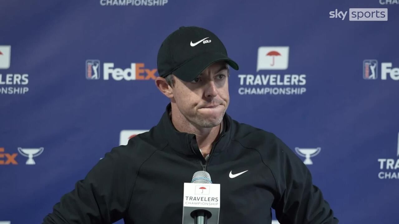Travelers Championship Rory McIlroy ties lowest opening PGA Tour round and shares lead with J.T Poston Golf News Sky Sports