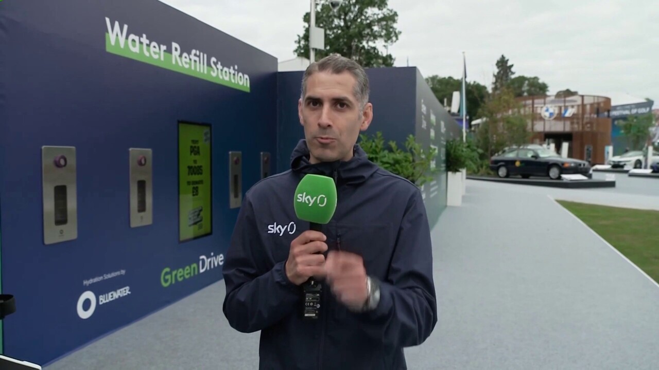 BMW PGA Championship to be the first sports TV production powered entirely by green hydrogen Golf News Sky Sports