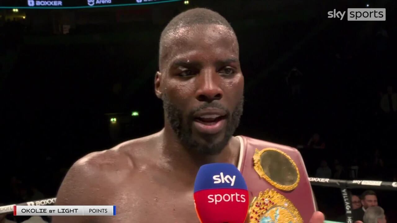 Lawrence Okolie retains world title with UD win over David Light