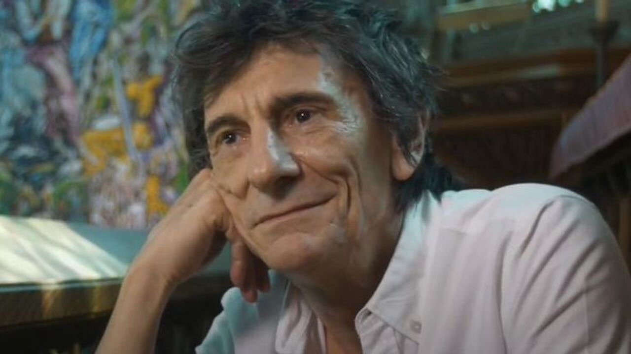 Ronnie Wood Plans For Rolling Stones Tour As Guitarist Unveils Lockdown Artwork Ents Arts News Sky News