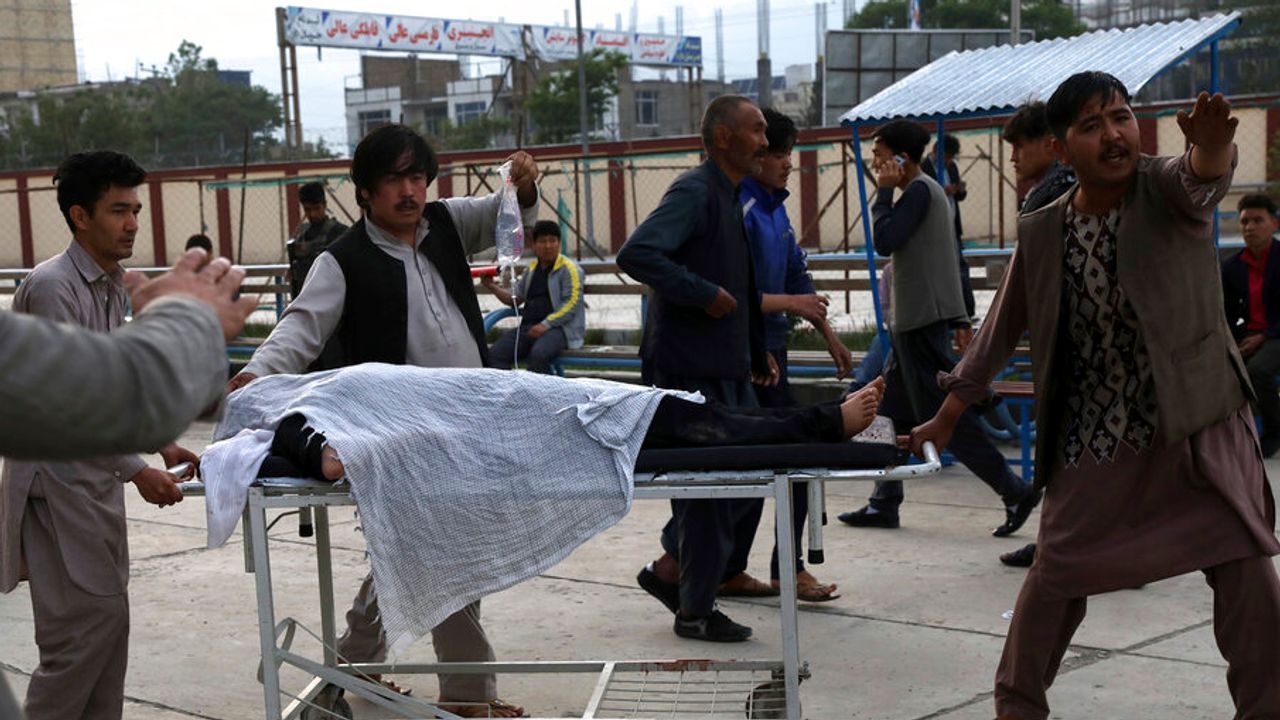 Afghanistan: Children among at least 55 killed in bomb attack on Kabul school | World News | Sky News