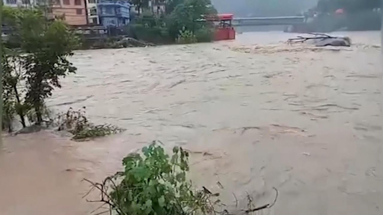 Northern India: 40 killed in floods and landslides as forecasters warn of  more heavy rain to come | World News | Sky News
