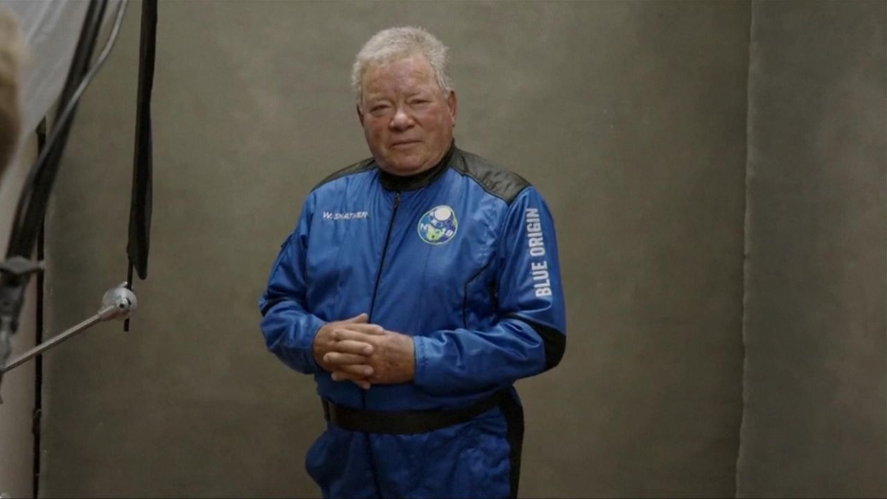 Blue Origin launches William Shatner, TV's Captain Kirk, into space