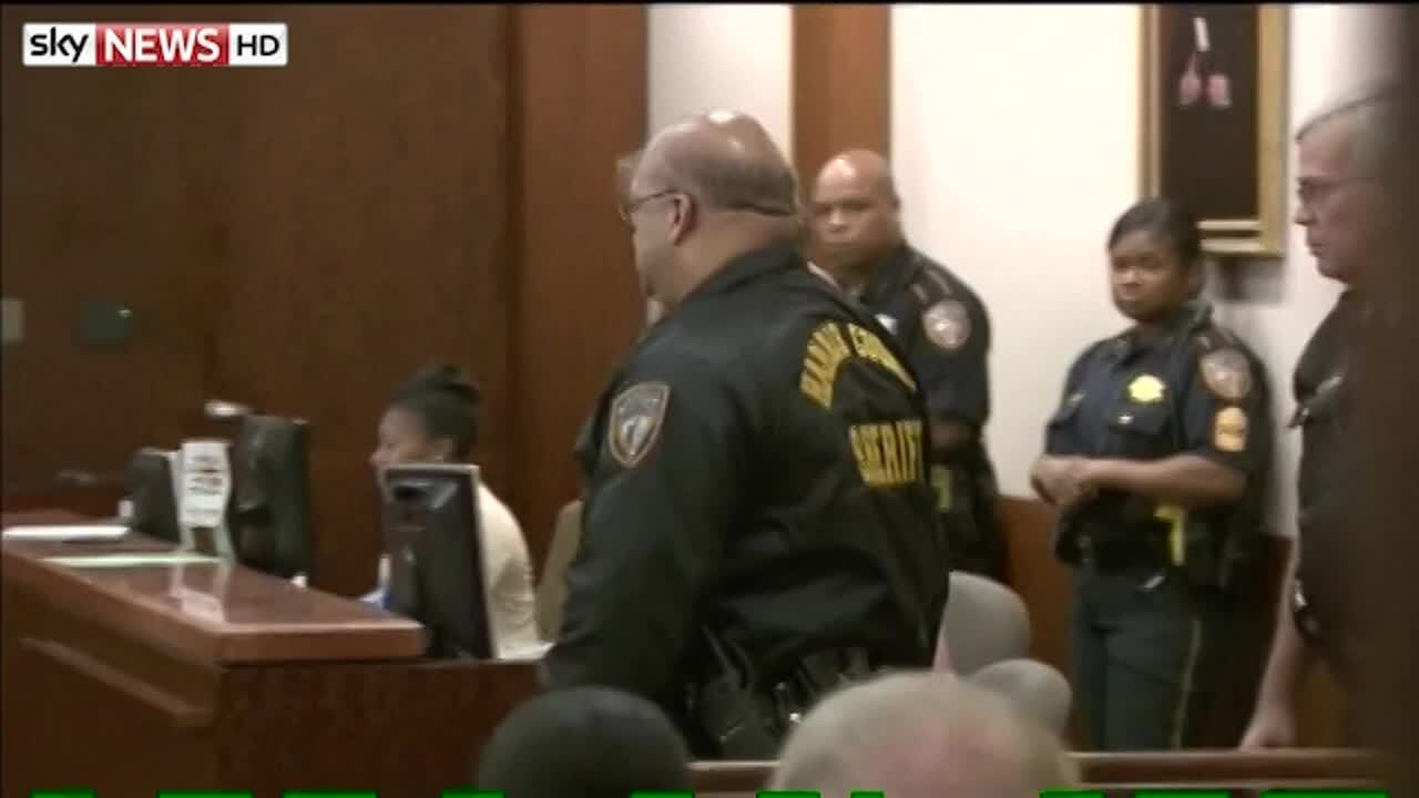 Texas 'Family Killer' Collapses In Courtroom | US News | Sky News