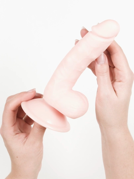 Lifelike Lover Classic Dual-Density Dildo with Moving Foreskin 6 Inch