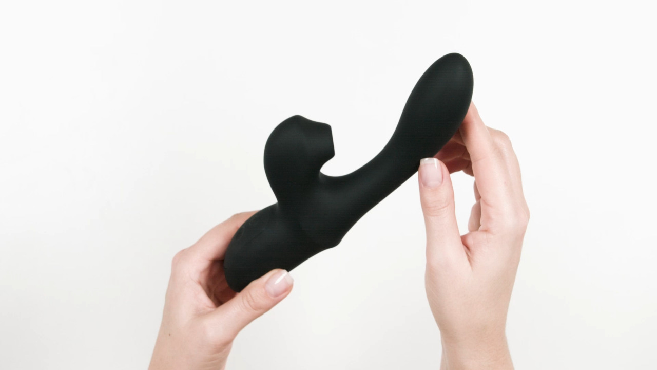Lovehoney Dual Embrace Warming G-Spot and Clitoral Suction Rabbit Vibrator  image