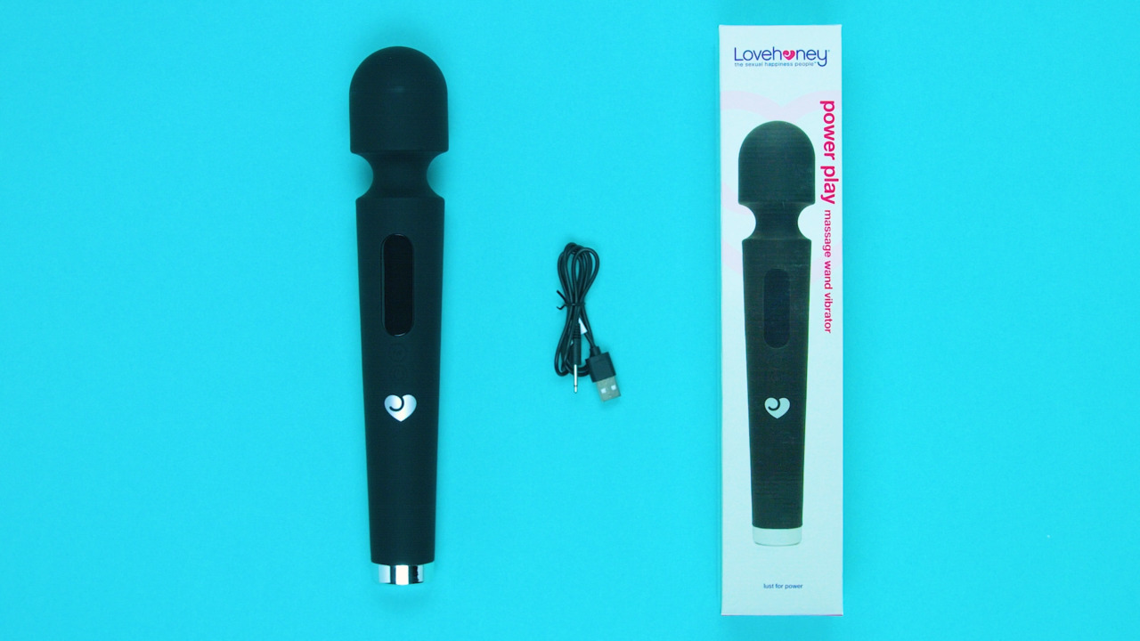 Lovehoney Power Play Rechargeable Wand Vibrator - Lovehoney US