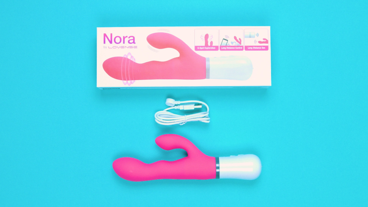 Lovense Nora App Controlled Rechargeable Rotating Rabbit Vibrator