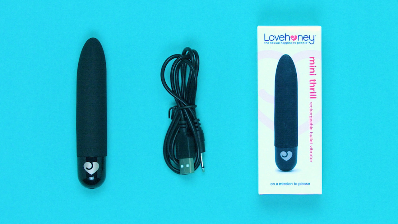 Lovehoney Mini Thrill Rechargeable Silicone Bullet Vibrator - Lovehoney US