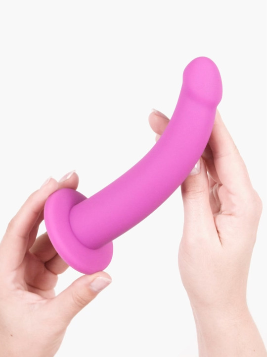 Lovehoney Curved Silicone Suction Cup Dildo 7 Inch Lovehoney Curved Silicone Suction Cup Dildo 7 Inch
