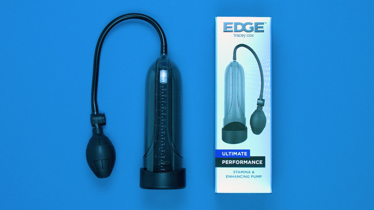 Tracey Cox EDGE Ultimate Performance Stamina Penis Pump 8 Inch - Lovehoney  US