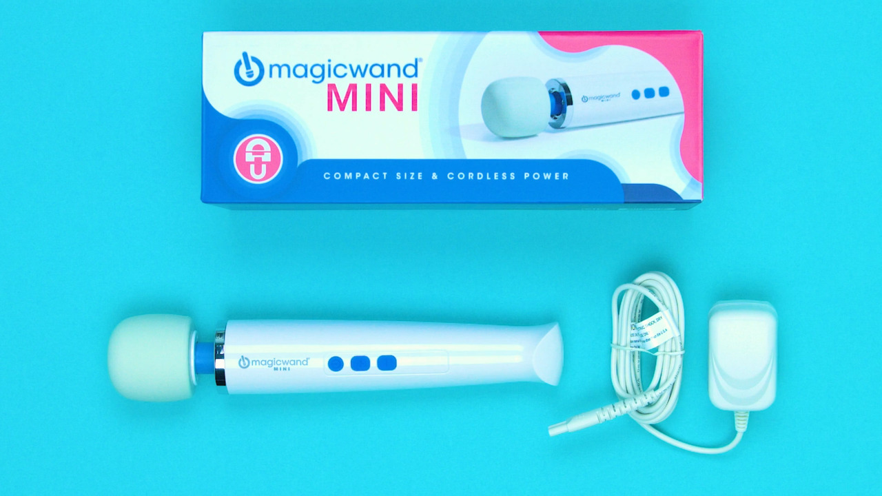 Magic Wand Mini Rechargeable Extra Powerful Cordless Vibrator - Lovehoney US