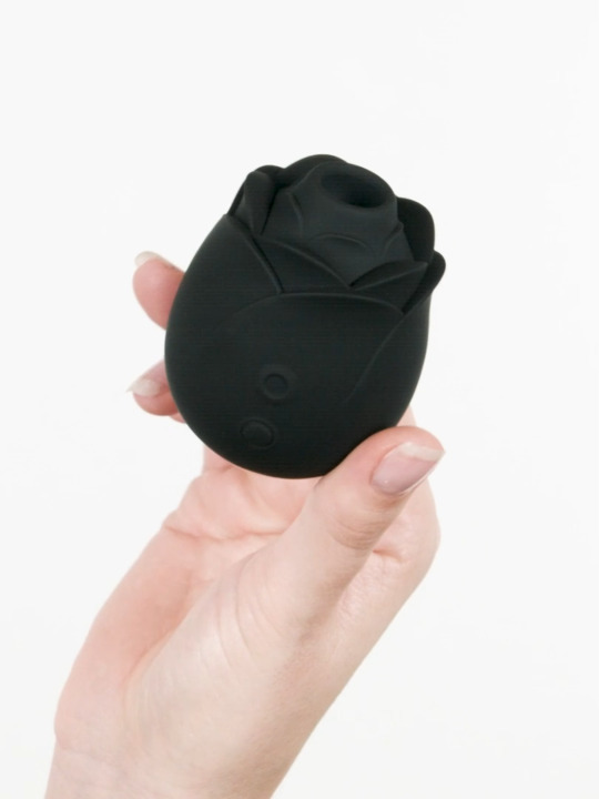 Fifty Shades of Grey Black Rose Silicone Clitoral Suction Stimulator 