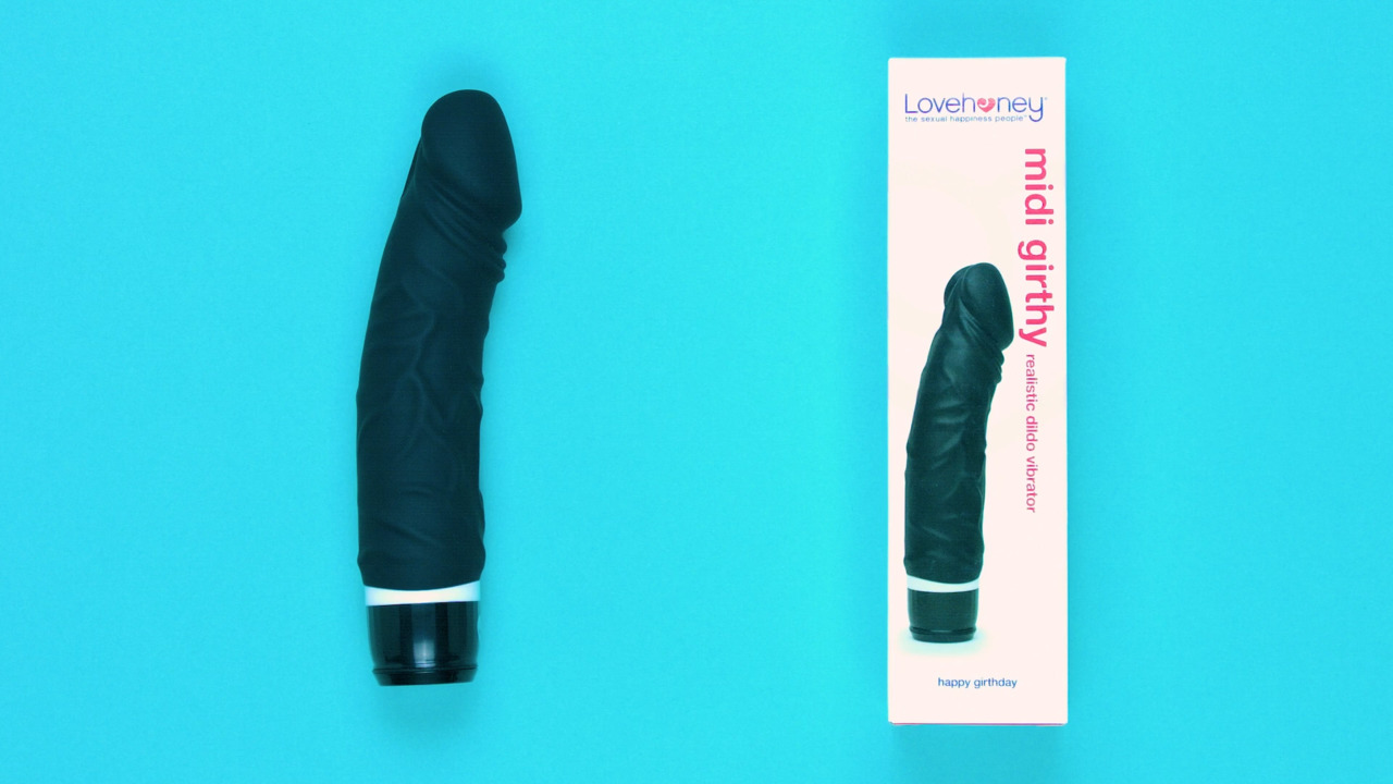 Lovehoney Silicone 7 Function Girthy Realistic Dildo Vibrator 6.5 Inch