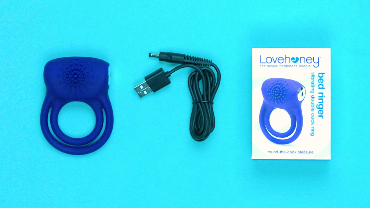 Lovehoney bed ringer rechargeable double cock ring (96) фото