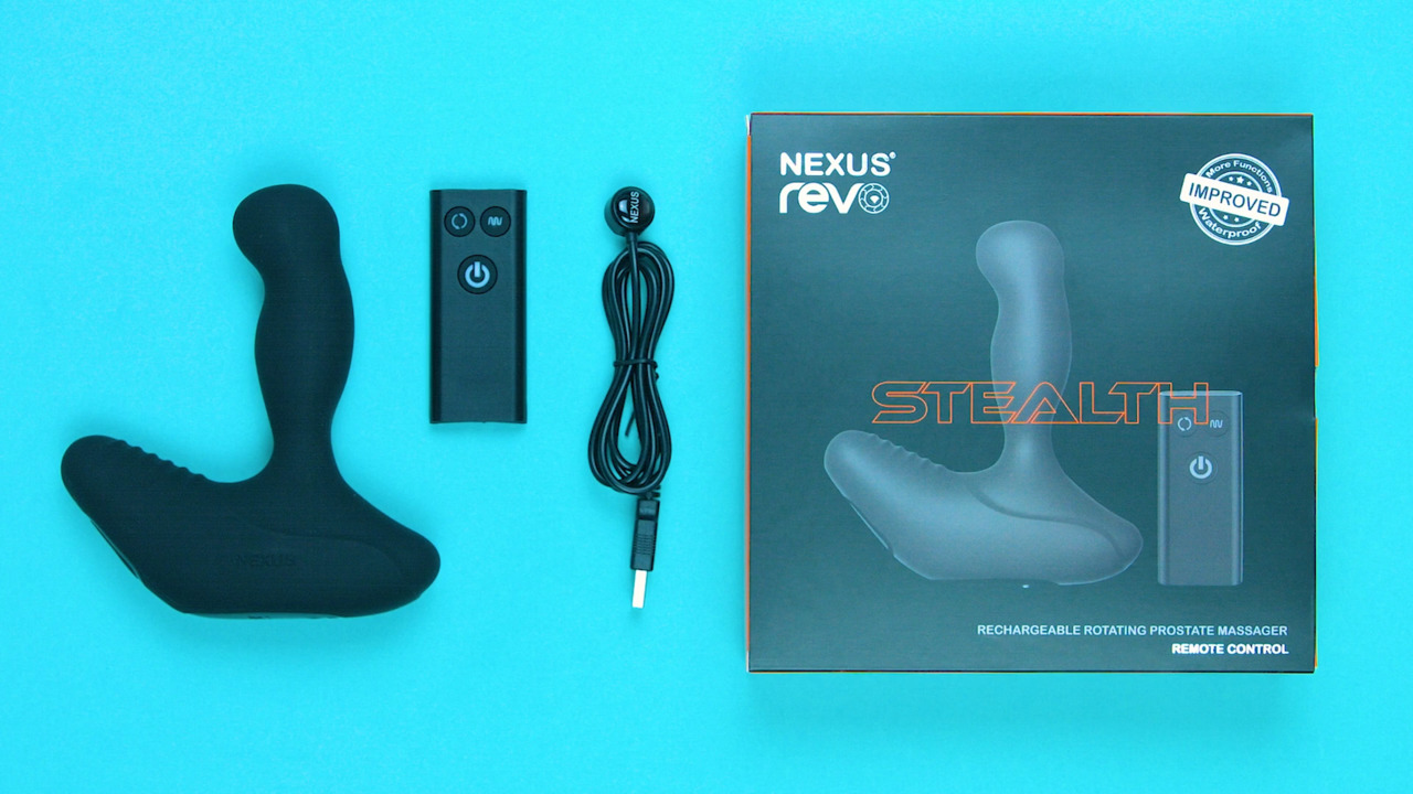 Nexus Revo Stealth Remote Control Rotating Silicone Prostate Massager -  Lovehoney