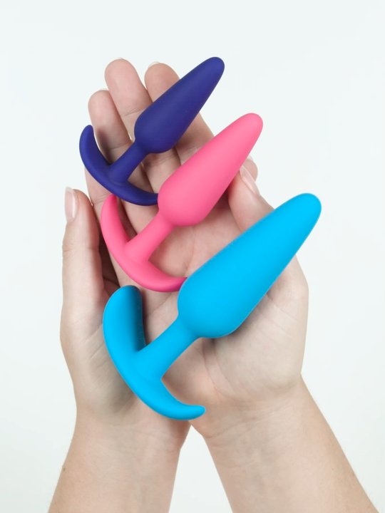 Plug Anal En Silicone 'Rosebud' - 3 Tailles, 2 Coloris - Sextoy Neuf Pour Adultes