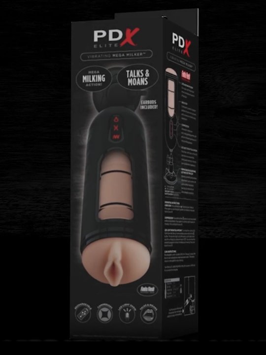 PDX Elite Vibrating Mega Milker Realistic Masturbator