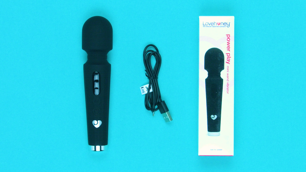 Lovehoney Power Play Rechargeable Mini Wand Vibrator - Lovehoney US