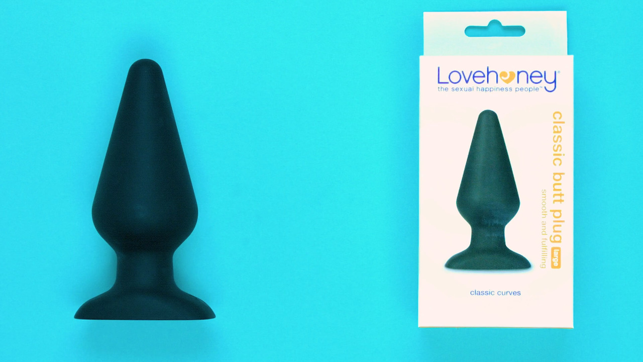 Lovehoney Large Classic Silicone Butt Plug 5.5 Inch - Lovehoney US