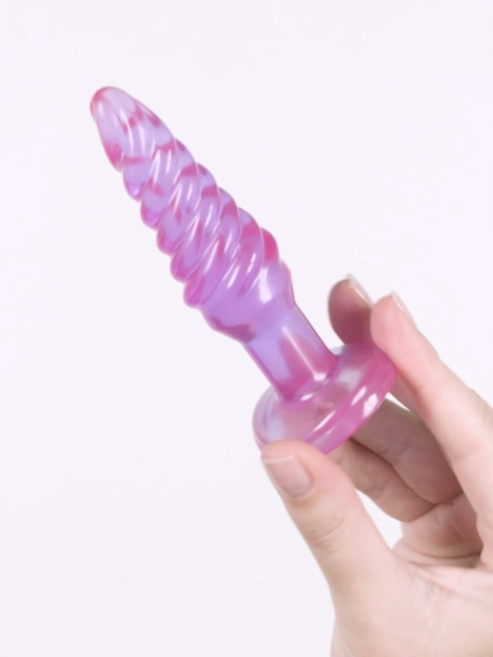 spiral anal plug Extra Long Spiral Butt Plug – MChastity main image 0