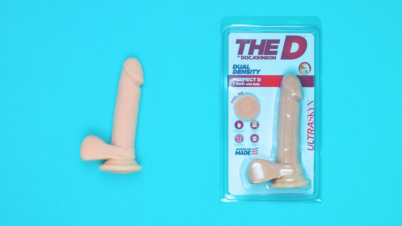 Doc Johnson The D Perfect D Dual-Density Realistic Dildo 7 Inch - Lovehoney  US