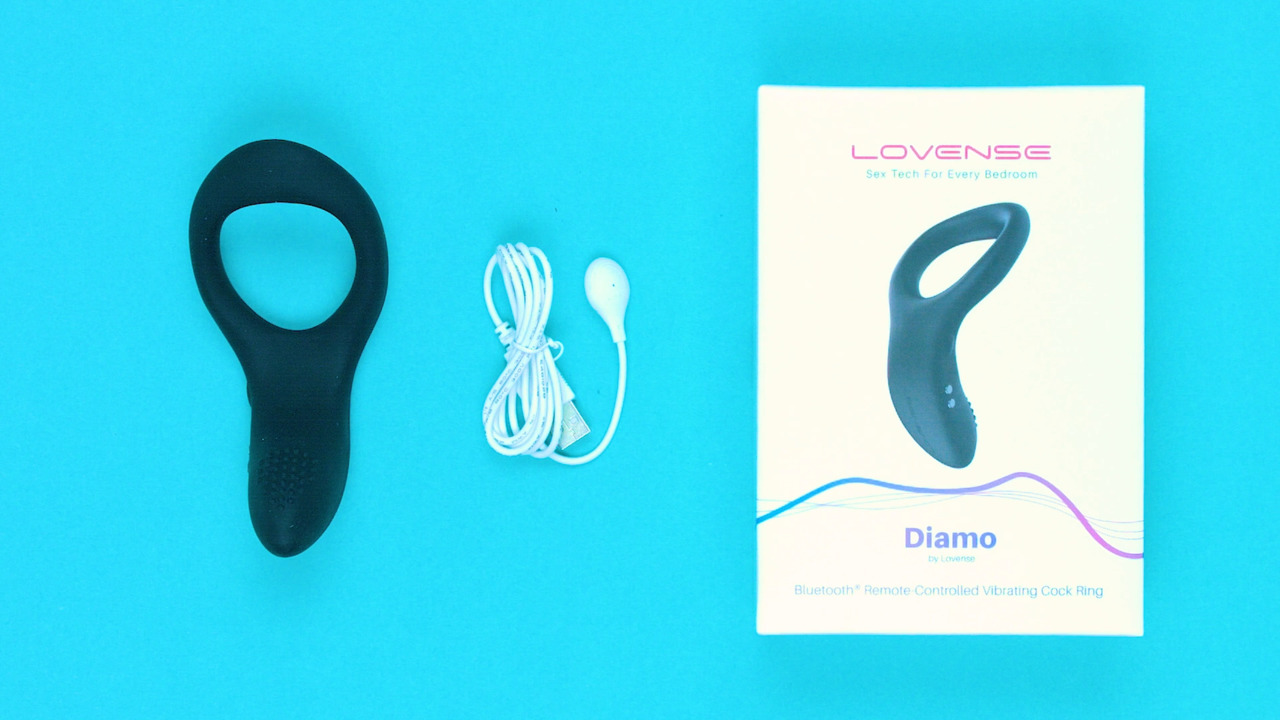 Lovense Diamo App Controlled Rechargeable Cock Ring - Lovehoney US