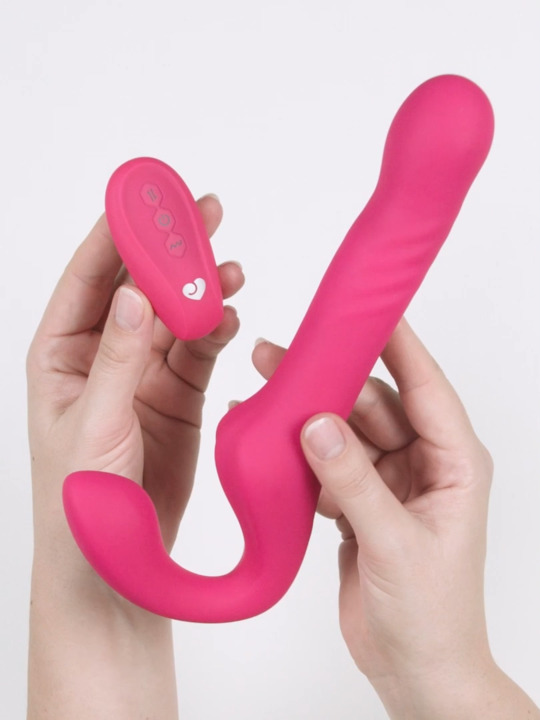 Lovehoney Double Vision Remote Control Thrusting Strapless Strap-on
