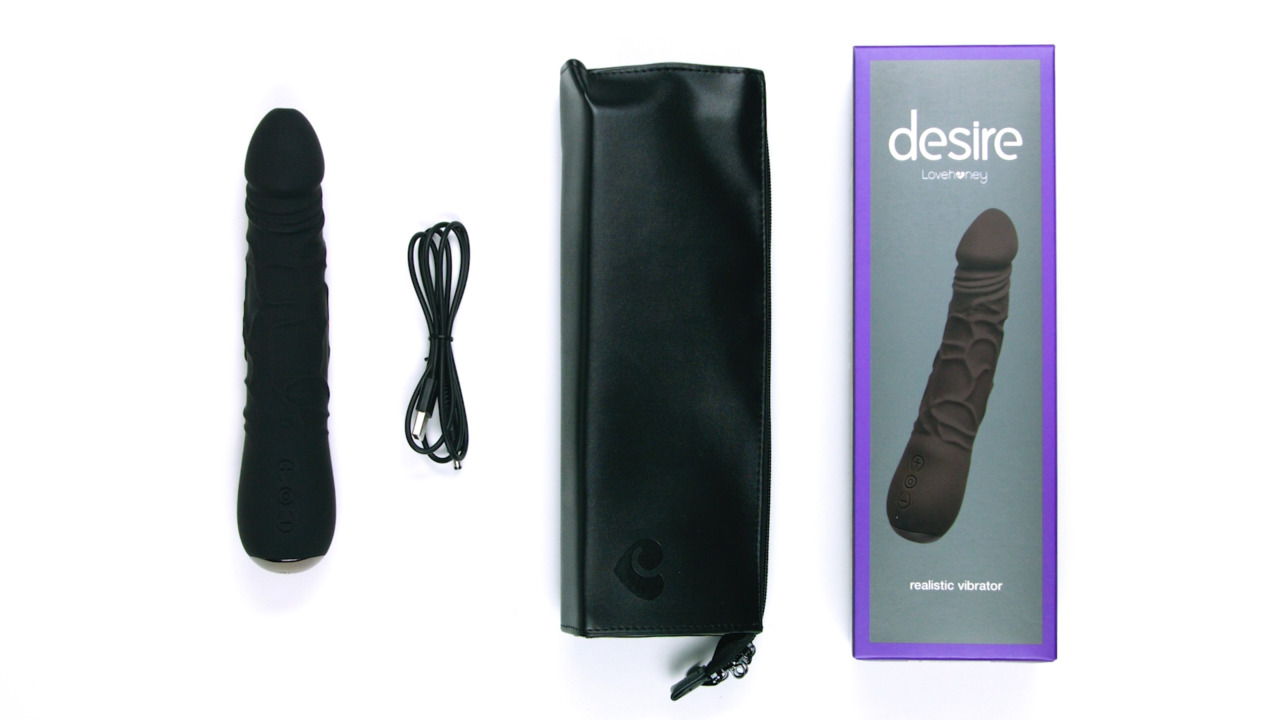 Desire Luxury Rechargeable Realistic Dildo Vibrator 6.5 Inch - Lovehoney US