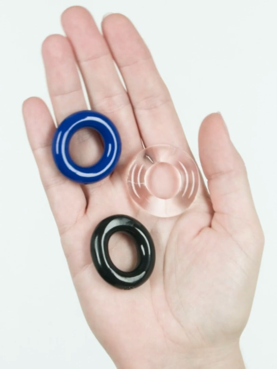 BASICS Doughnut Cock Ring Multipack (3 Pack)
