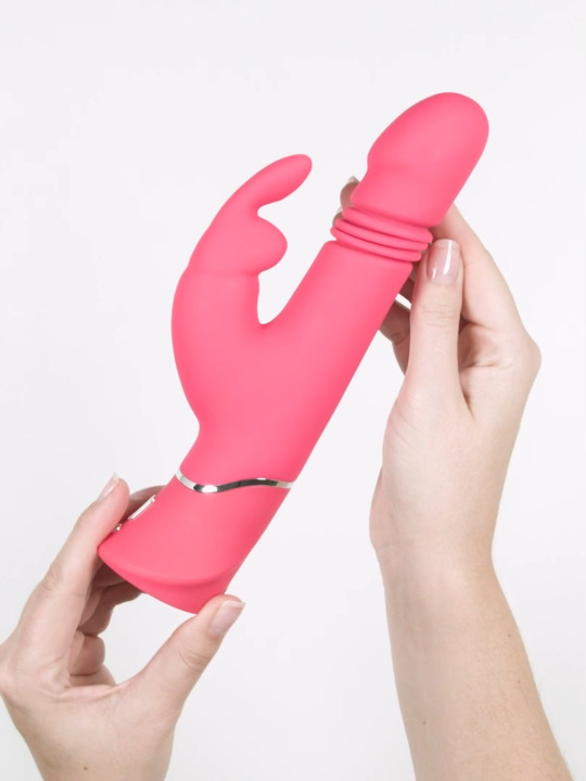 Happy Rabbit Thrusting Realistic Rechargeable Rabbit Vibrator