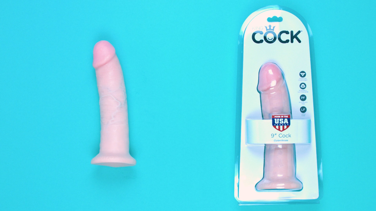 King Cock Ultra Realistic Girthy Suction Cup Dildo 8.5 Inch - Lovehoney US