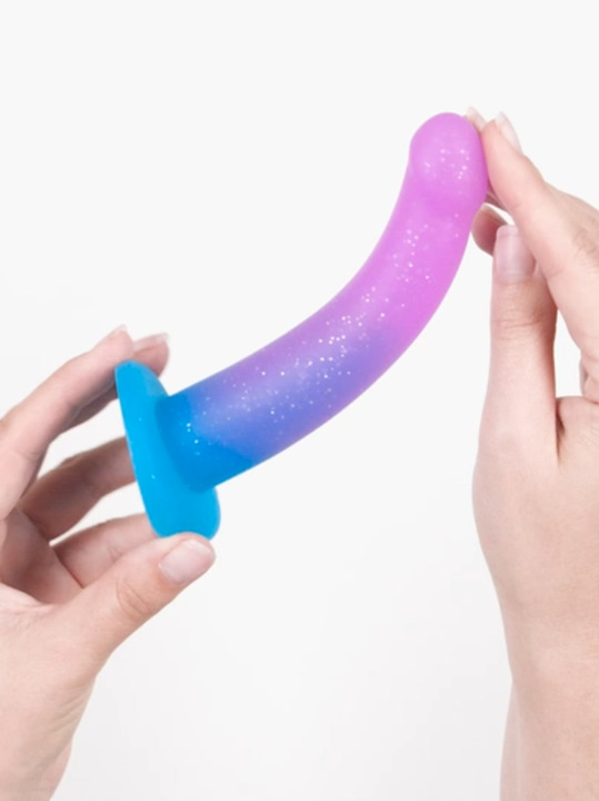 Lovehoney Glitter Silicone Dildo 6 Inch