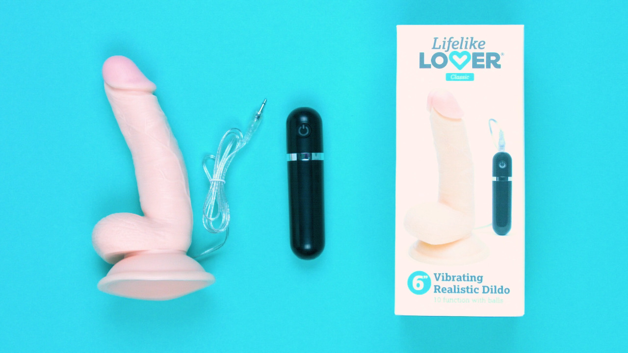 Lifelike Lover Classic Realistic Dildo Vibrator 6 Inch - Lovehoney US