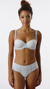 Marie Jo Avero Tiny Vichy Padded Balcony Bra