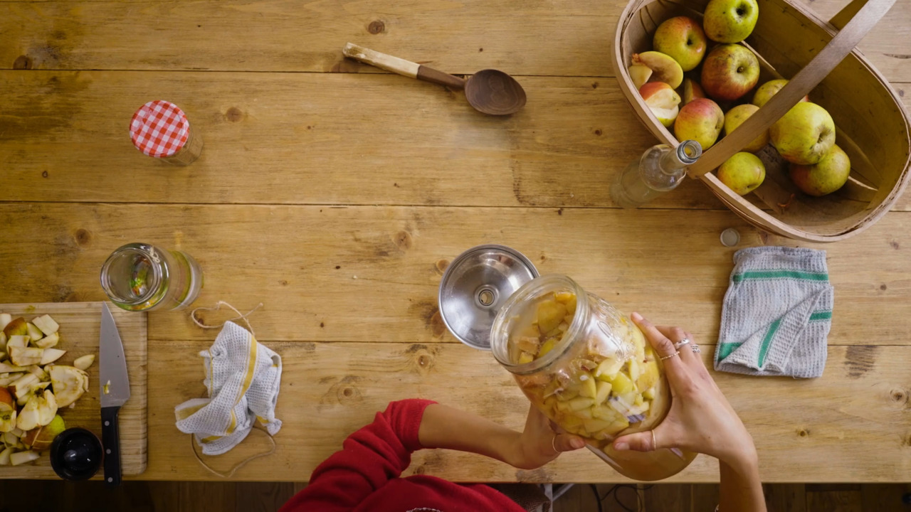 How to make apple cider vinegar 