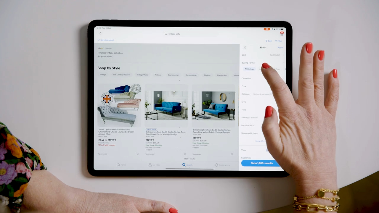 Sourcing furniture and accessories