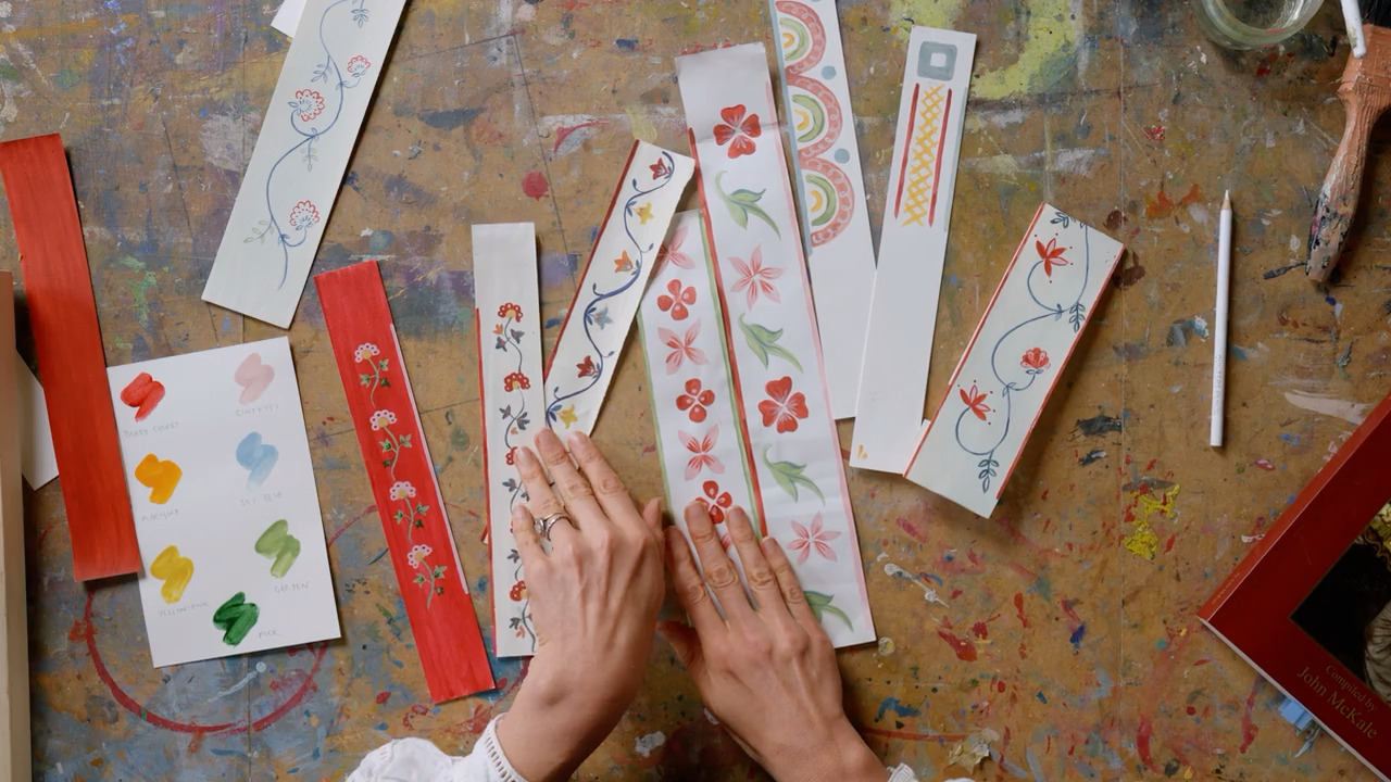 A Gypsy wagon inspired painted frame - Part 1 - Inspiration and design 