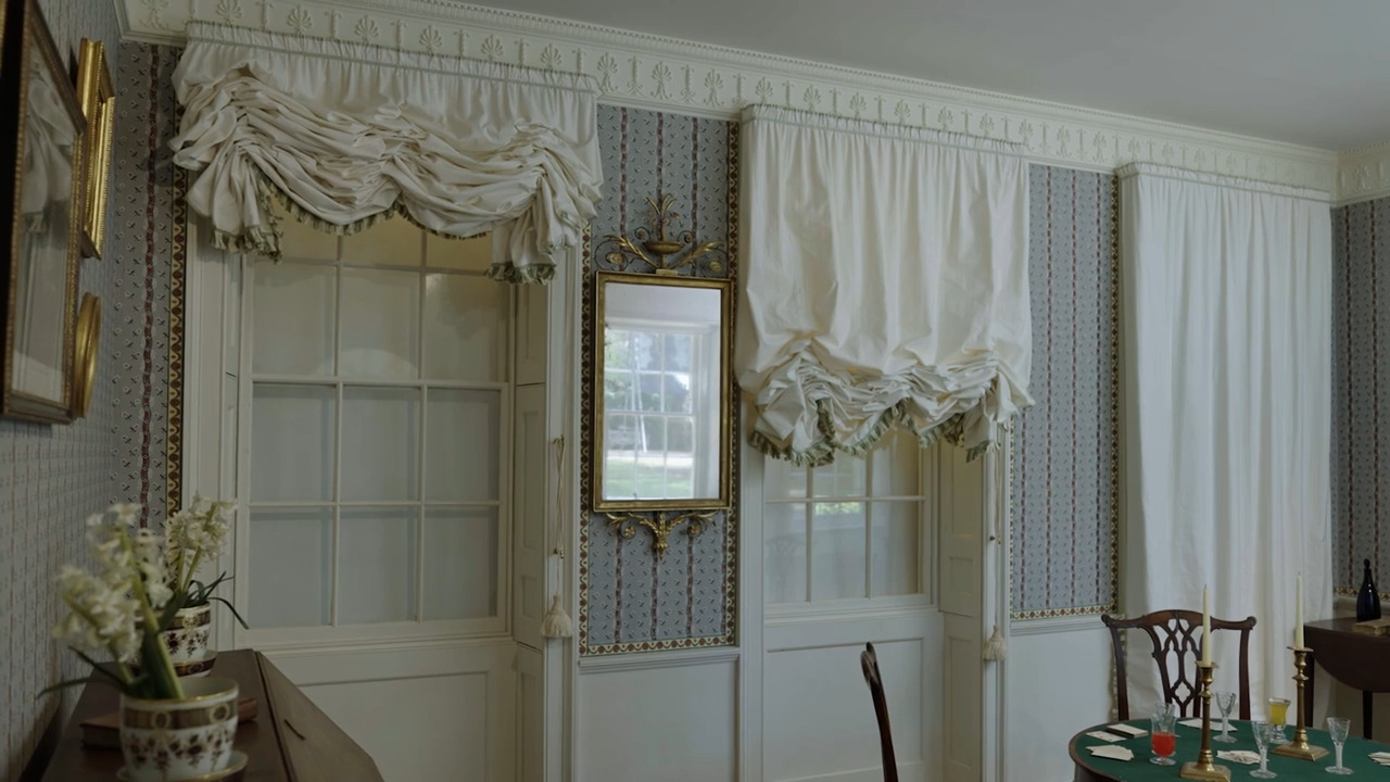 History of curtains - 18th century