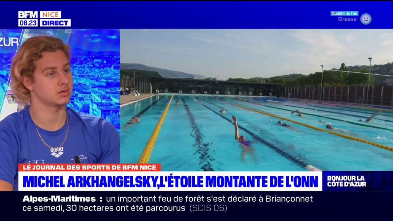 Michel Arkhangelsky, létoile montante de lOlympic Nice Natation