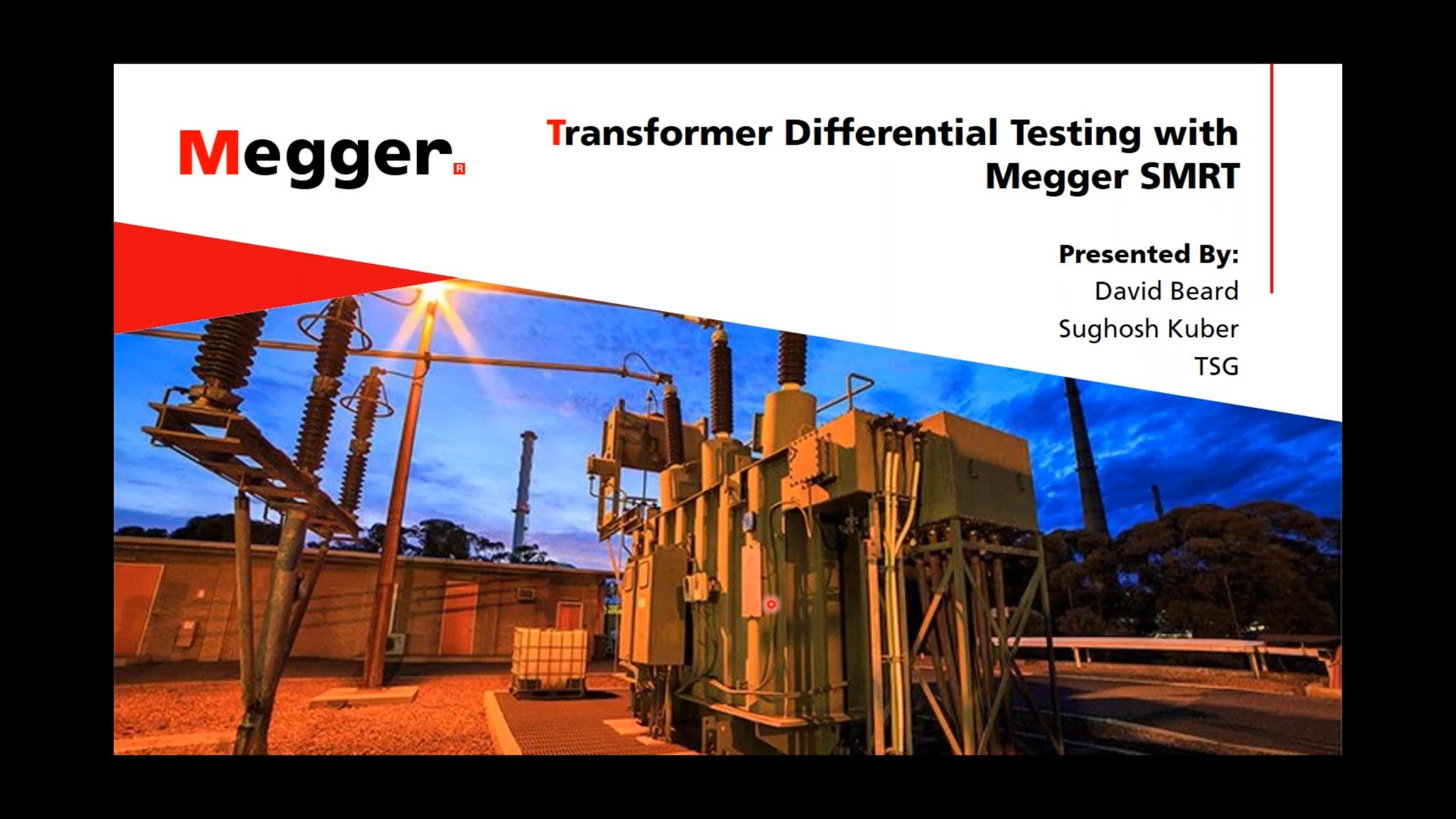 Meg Testing Generator Transformer differential testing with Megger SMRT_UOB - RELAY ...